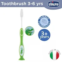 Chicco Toothbrush for (3-8 Yrs Kids) Pack of 2 with Mix Fruit Toothpaste 50g (12m+) - Combo of 3-thumb1