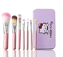 Hello Kitty Beauty Makeup Brush Set of 7 (Pink)-thumb1