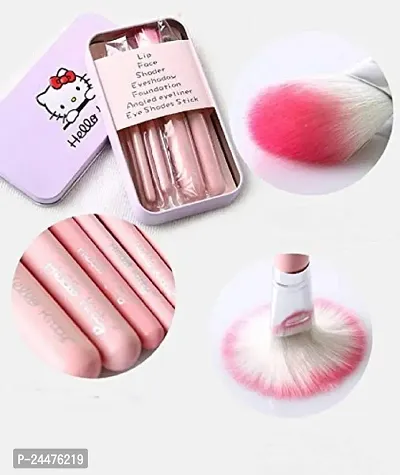 Hello Kitty Beauty Makeup Brush Set of 7 (Pink)-thumb3