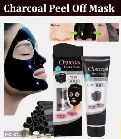 Charcoal Face Mask Peel Off Blackhead for Girls and Boys -Paraben Free  (100g)-thumb0