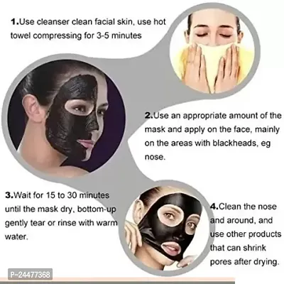 Charcoal Face Mask Peel Off Blackhead for Girls and Boys -Paraben Free  (100g)-thumb4