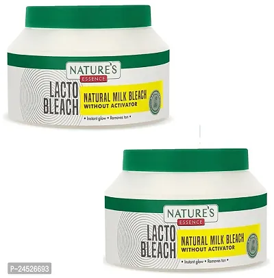 NATURES ESSENCE Lacto Bleach Natural Milky White Cream (100g) Pack of 2-thumb0