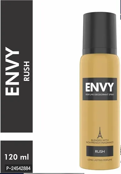 Envy Rush Long Lasting Perfume Deodorant Spray Blended with Rich French Fragrance (120ml) Pack of 2-thumb2