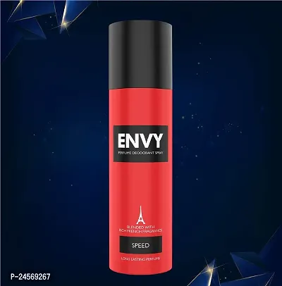 Envy (Dark and Speed) Long Lasting Perfume Deodorant Spray Blended with Rich French Fragrance (120ml) Combo of 2-thumb4