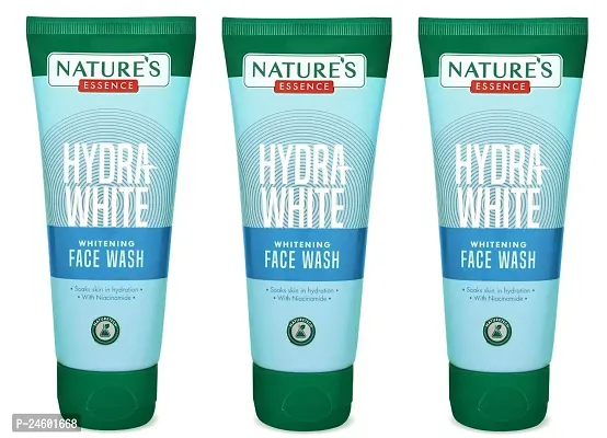 Nature's HYDRA WHITE WHITENING FACE WASH (65ml) Pack of 3-thumb0