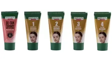 Nature's Essence Glowing Gold Facial Kit  (5 x 15 g)-thumb1