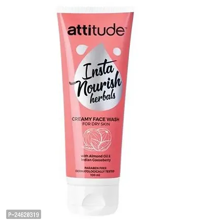 Amway attitude Insta Nourish Herbals Creamy Face Wash for Dry Skin (100ml)