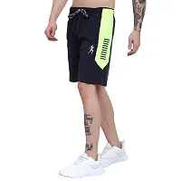 VISH2RV Men's Running Shorts, Men's Cycling Shorts, Gym Shorts with Zipper Pocket Both Sides (M, Green)-thumb4