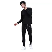 VISH2RV Full Sleeve Compression T-Shirt - Athletic Base Layer Tights for Fitness-thumb3