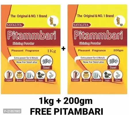 Pitambari Shining Powder 1 Kg 200Gm Free Free Savaliya Enterprise