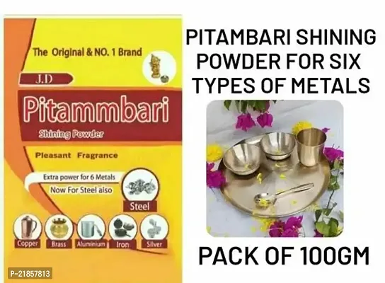 Pitambari Shining Powder For Brass Copper And Aluminum Articles 100Gm