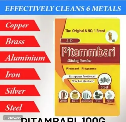 Pitambari Shining Powder For Six Types Of Metals 100 G