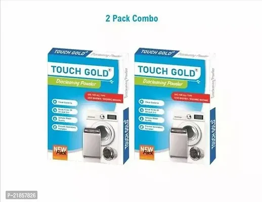 Washing Machine Tub Drum Cleaner Powder Best Descale Detergent Powder 200Gm Touch Gold Pack Of 2 Each Of 100Gm-thumb0