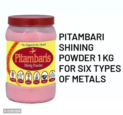 Pitambari Shining Powder For Brass Copper And Aluminum Articles 1Kg Dishwashing Detergent-thumb0