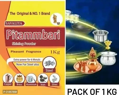 Pitambari Shining Powder 1 Kg For 6 Metals Copper Brass Aluminium Iron Silver Steel