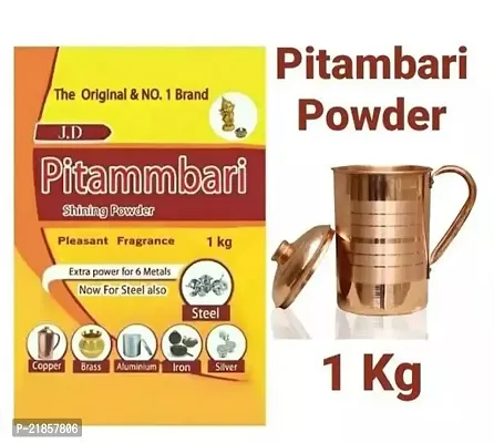 Pitambari Shining Powder 1 Kg For 6 Metals Copper Brass Aluminium Iron Silver Steel-thumb0