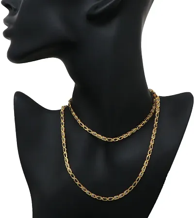 Stylish Brass Pearl Chains For Women