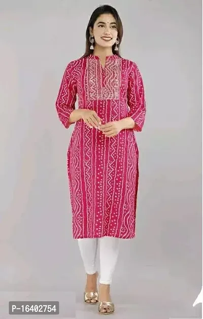 Stylish Fancy Rayon Kurta For Women-thumb0