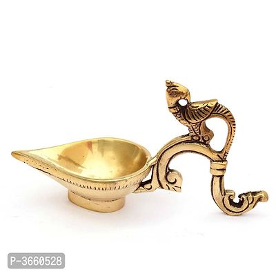 Handmade Oil Diya or Oil Lamp, Table Diya for Arti