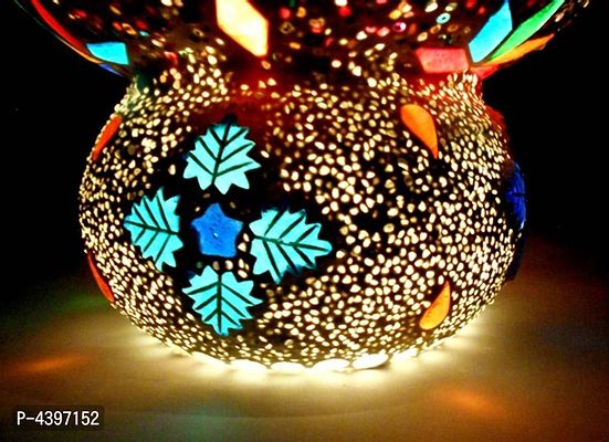 Susajjit Decor Elegant Design Table Lamp Beautiful Asthetic look Lamp Shade Glass Night Lamp for Table Decor Showpiece-thumb4