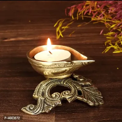 Susajjit Oil Diya or Oil Lamp for Pooja and Arti and Home Temple Table Diya-thumb0