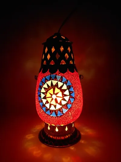 New Look Vintage Fancy Lalten colorful Hanging Lantern adroned with glass beads for embellishing your Home  Office