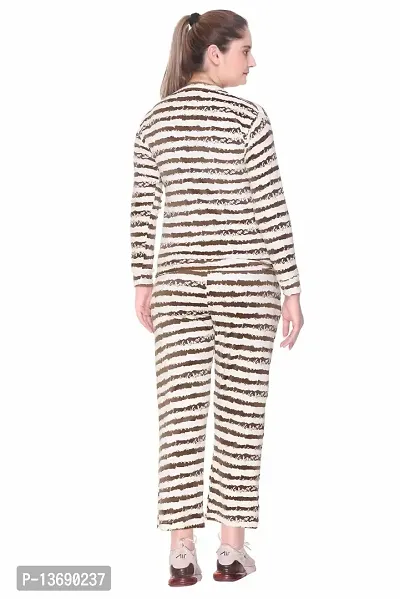 SOLZEIQ Women's Solid Stripes Track Suit | Women's Striped Tracksuit Top (RNS)-thumb5