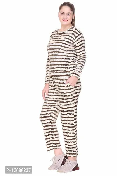 SOLZEIQ Women's Solid Stripes Track Suit | Women's Striped Tracksuit Top (RNS)-thumb2