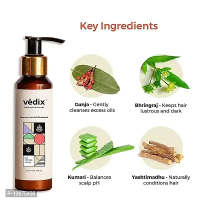 Vedix Ayurvedic Shampoo For Women, Dhavath Customized Deep Conditioning Sulfate Free Shampoo with Bhringraj, Aloe  Yashtimadhu, For Normal - Oily Hair - 100 ml-thumb0