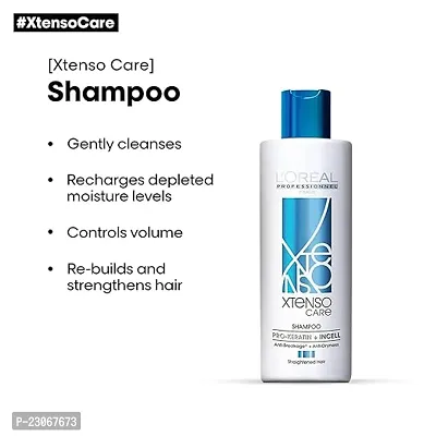 L'Oreacute;al Professionnel Xtenso Care Shampoo + mask + Serum Combo Pack for Straightened Hair (250ml + 196gm + 50ml)| Hair Care Regimen for Straightened Hair-thumb5