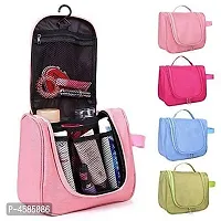 Useful Pink Travel Organizer Cosmetic Bags-thumb1