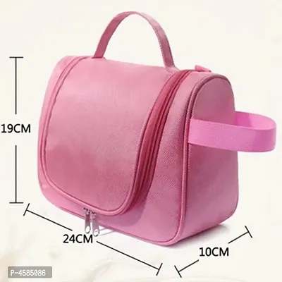 Useful Pink Travel Organizer Cosmetic Bags-thumb0