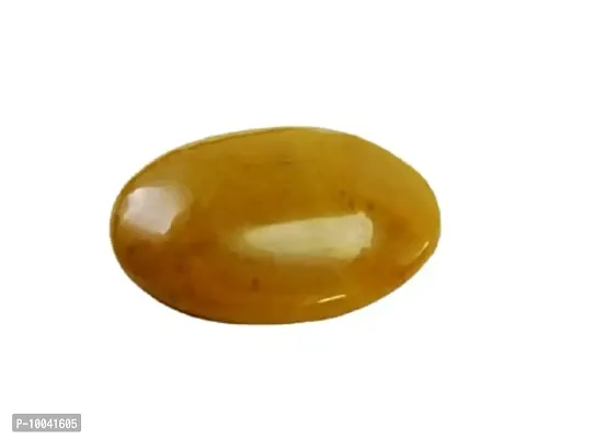 Natural Yellow Jasper Worry Stone Crystal Oval Shape for Reiki Healing and Crystal Healing Stone