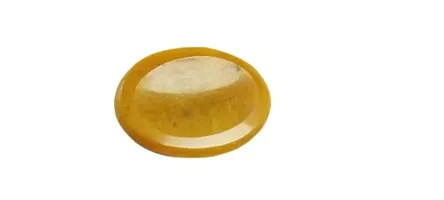 Natural Yellow Jasper Worry Stone Crystal Oval Shape for Reiki Healing and Crystal Healing Stone-thumb1