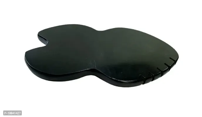 Natural Natural Black Agate Fish Massage Tool Gua sha Scraping Massage Tool 4 inch Size-thumb5