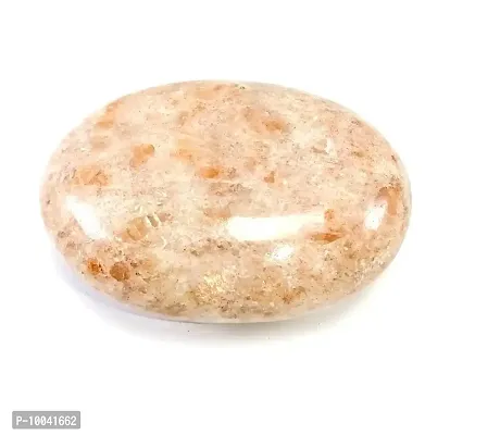 Natural Sunstone Massage Palm Stone Crystal and Healing Stones 45 to 55 mm Approx.-thumb3