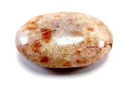 Natural Sun Stone Moon Reiki Massage Palm Stone Crystal and Healing Stones 45 to 55 mm Approx-thumb1