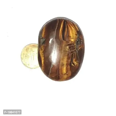 Natural Tiger Eye's Massage Palm Stone Crystal and Healing Stones 45 to 55 mm Approx