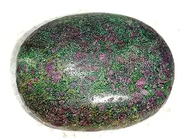 Natural Ruby & Fuchsite Massage Palm Stone Crystal and Healing Stones 45mm to 55 mm Approx.-thumb2