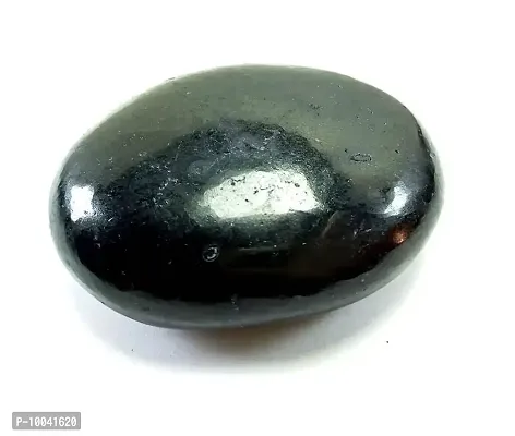 Natural Black Tumuli Moon Reiki Massage Palm Stone Crystal and Healing Stones 45 to 55 mm Approx-thumb5