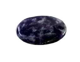 Natural lepidolite Worry Stone Crystal Oval Shape for Reiki Healing and Crystal Healing Stone-thumb1