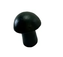 Natural Black Tumuli Stone Mushroom Gua Sha Tool Body and Face Massage-thumb2