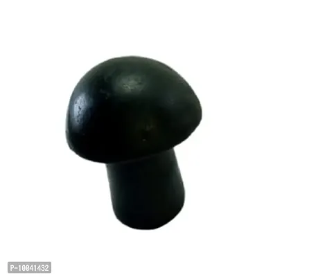 Natural Black Tumuli Stone Mushroom Gua Sha Tool Body and Face Massage-thumb3