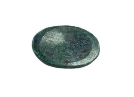 Natural Ruby & fuchsite Worry Stone Crystal Oval Shape for Reiki Healing and Crystal Healing Stone-thumb1