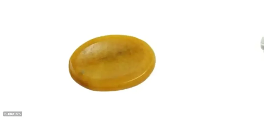 Natural Yellow Jasper Worry Stone Crystal Oval Shape for Reiki Healing and Crystal Healing Stone-thumb3