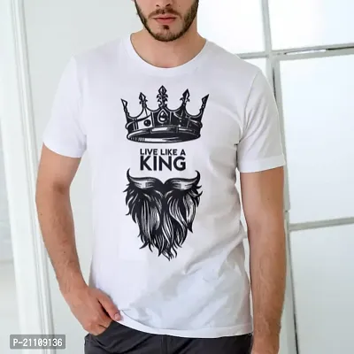 Stylish Printed Cotton T-Shirt For Men