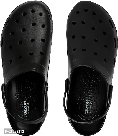 Stylish Black EVA Solid Comfort Sandals For Men-thumb5
