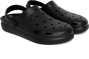Stylish Black EVA Solid Comfort Sandals For Men-thumb3