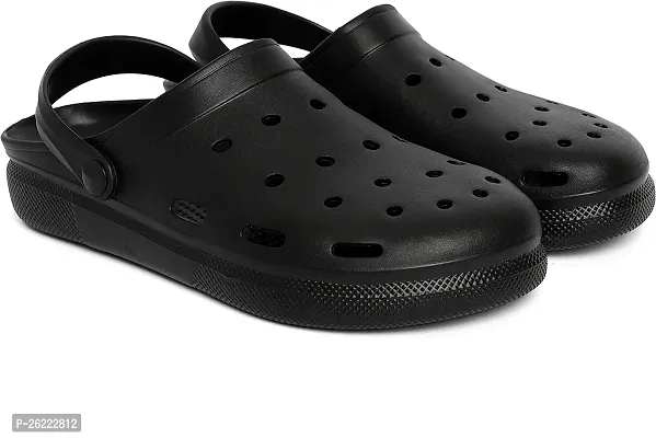 Stylish Black EVA Solid Comfort Sandals For Men-thumb4