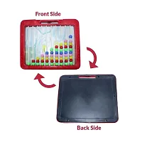 MY TOY KID 2 in 1 Write And Count Black Slate Backboard With Counting Frame For Kids.-thumb1